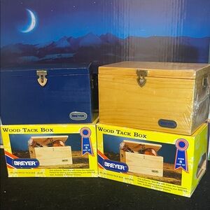 Breyer Wood Tack Boxes